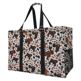 Mocha Cow NGIL Mega Shopping Utility Tote Bag