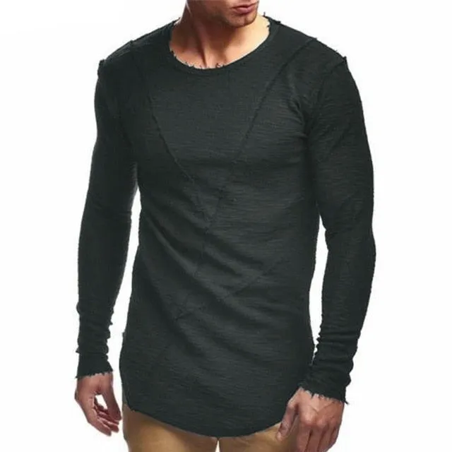 New Men's Hip Hop Long Sleeve T-Shirt