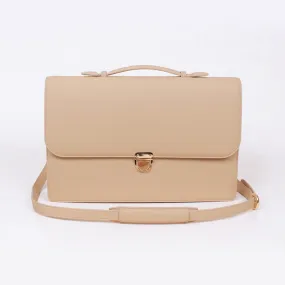 novo beige 13" 15" boutique briefcase