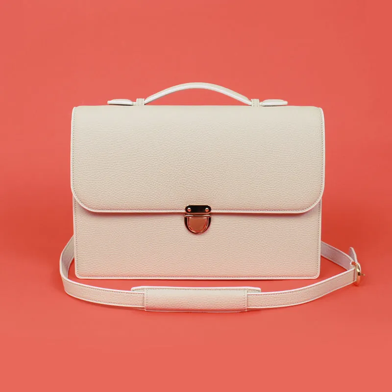 novo ivory 13" 15" boutique briefcase