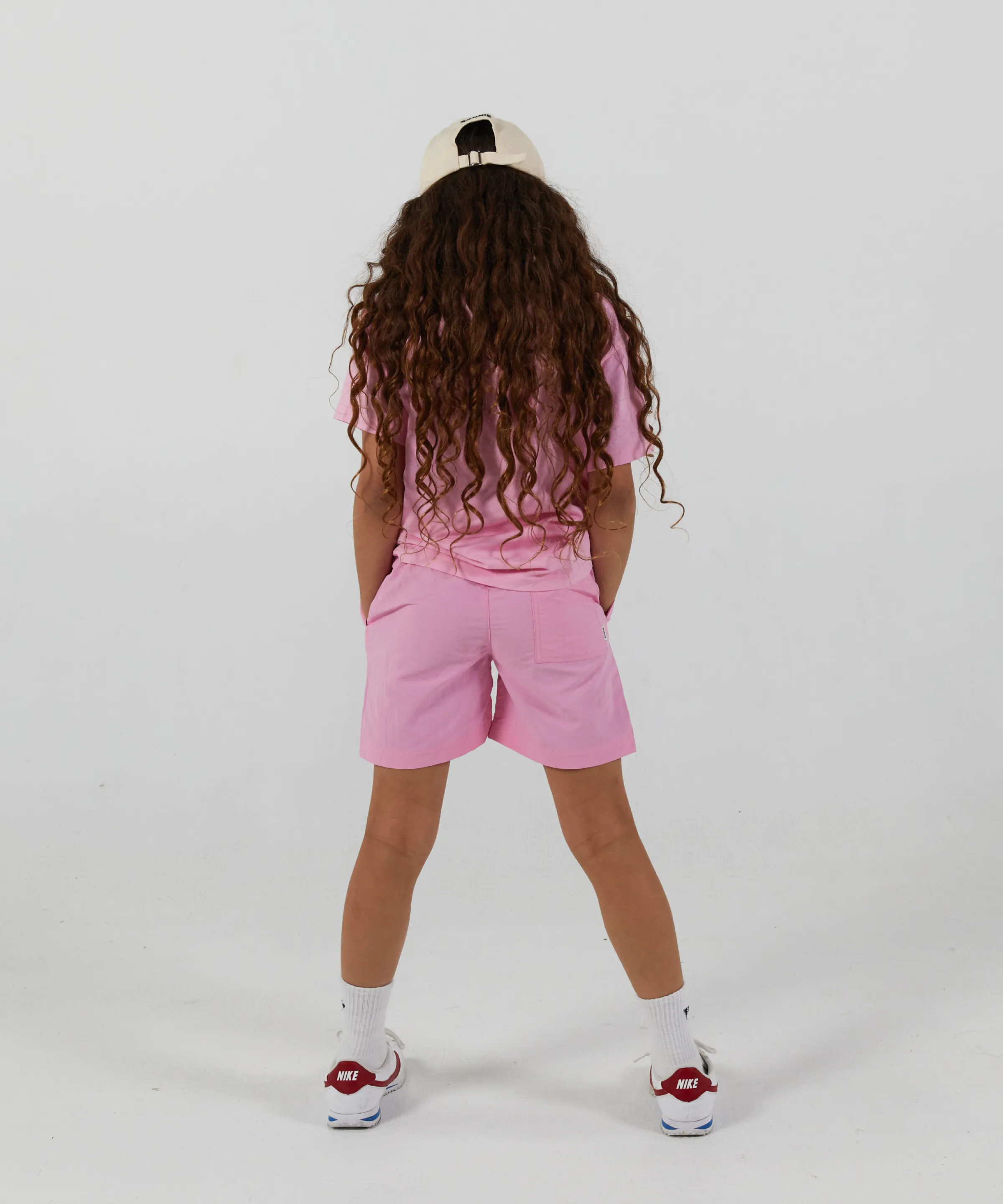 Nylon Sports Shorts - Pink