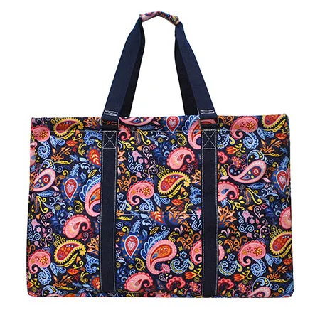 Paisley Whirl Shopping Utility Tote Bag