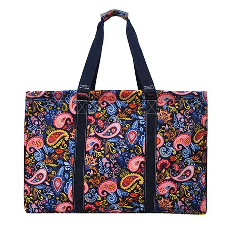 Paisley Whirl Shopping Utility Tote Bag