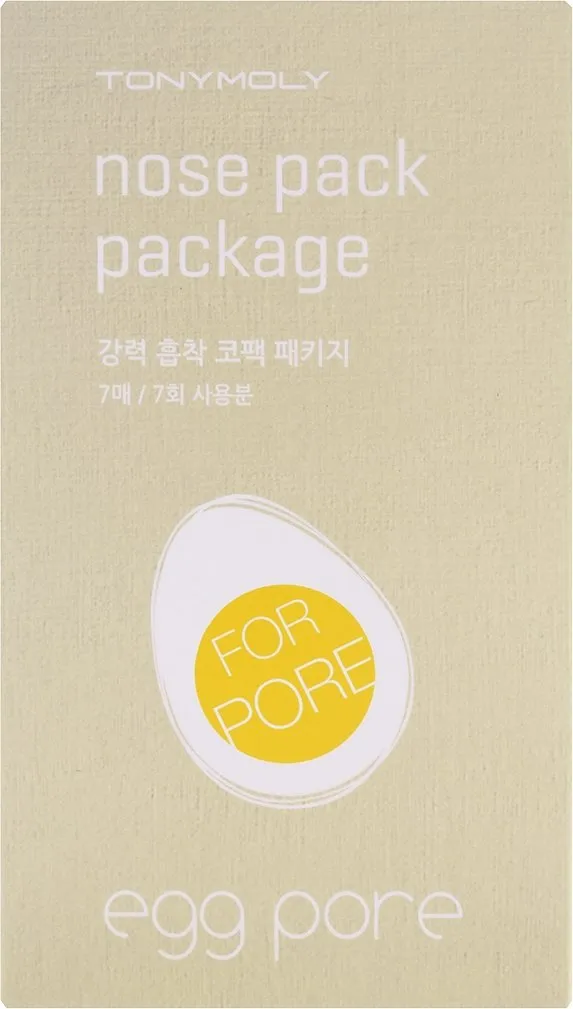 Tonymoly Egg Pore Nose Pack - Blackhead Removal Strips for Deep Cleansing