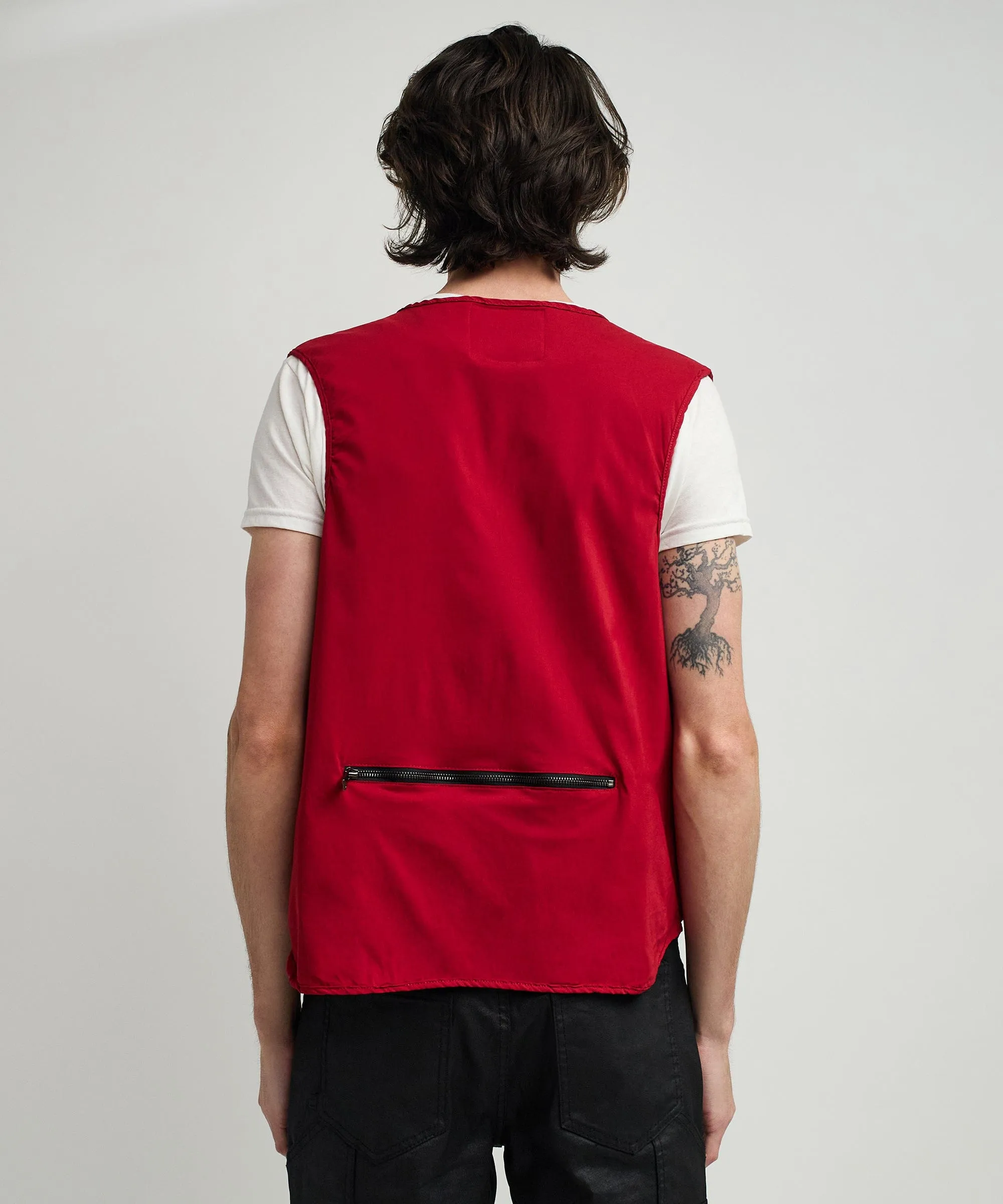 Parkwood Nylon Utility Vest - Red