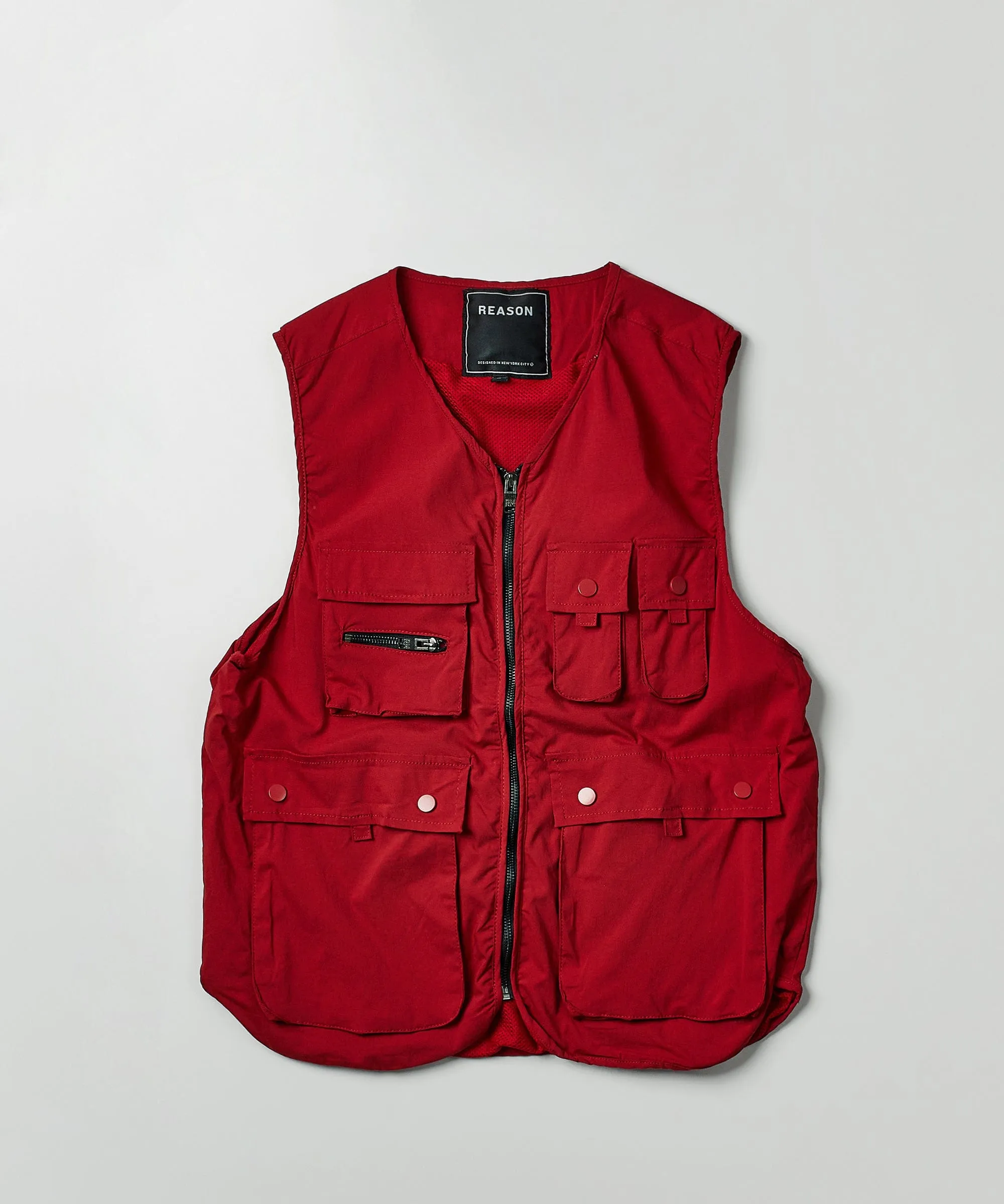 Parkwood Nylon Utility Vest - Red