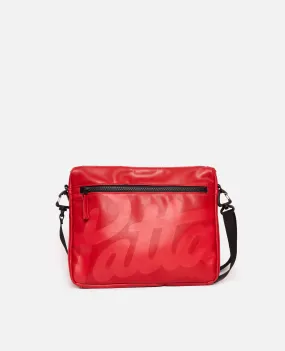 Patta Faux Leather Shoulder Bag (High Risk Red)