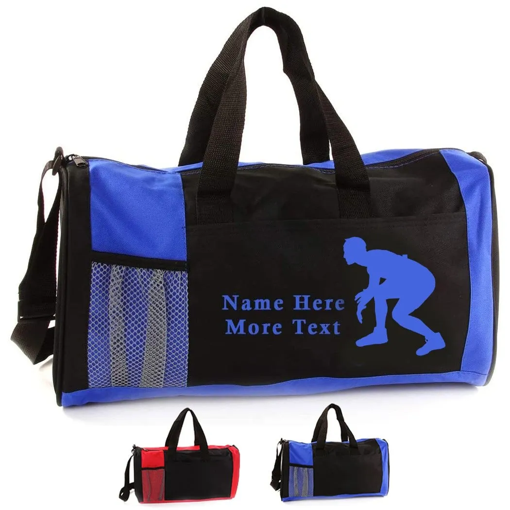 Personalized Kid's Sports Duffel Bag - Wrestling