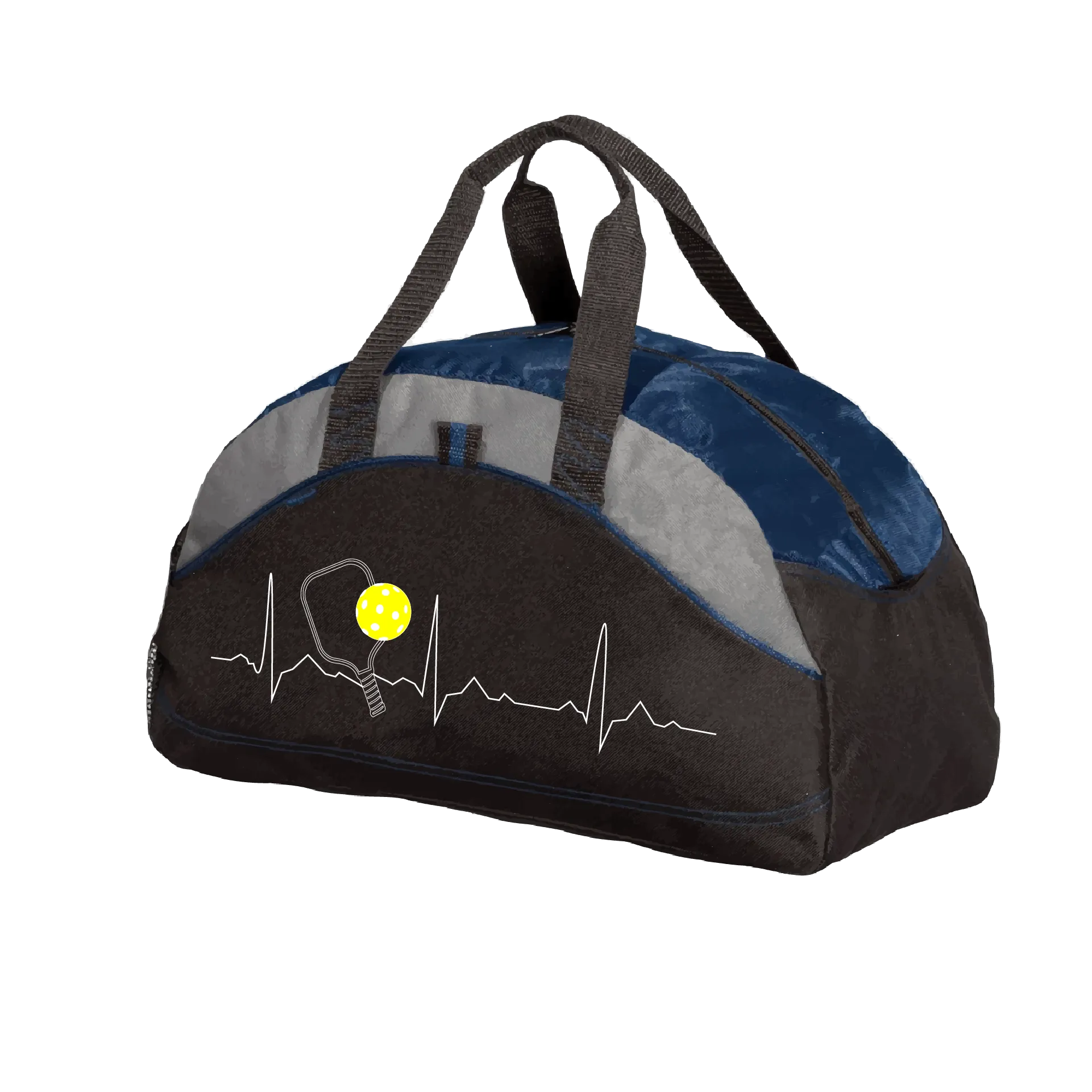 Pickleball Heartbeat EKG | Pickleball Sports Duffel | Medium Size Court Bag