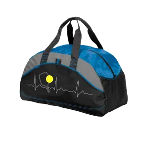 Pickleball Heartbeat EKG | Pickleball Sports Duffel | Medium Size Court Bag