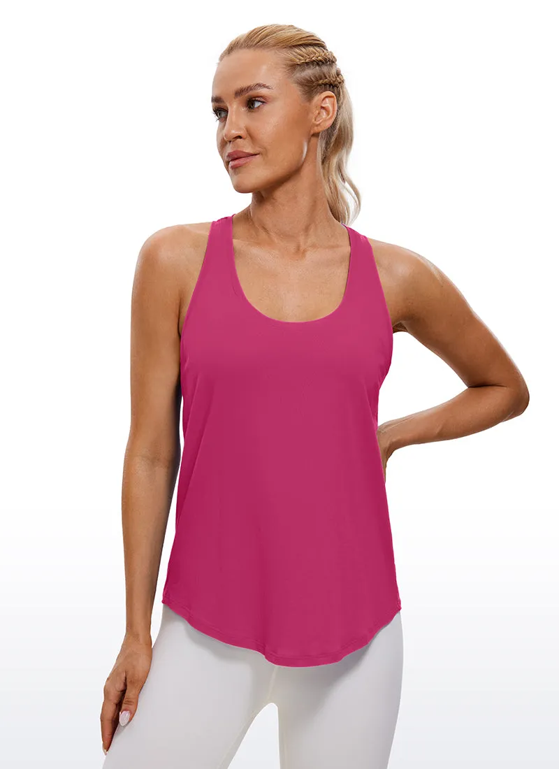 Pima Cotton Hip-Length Tank Racerback