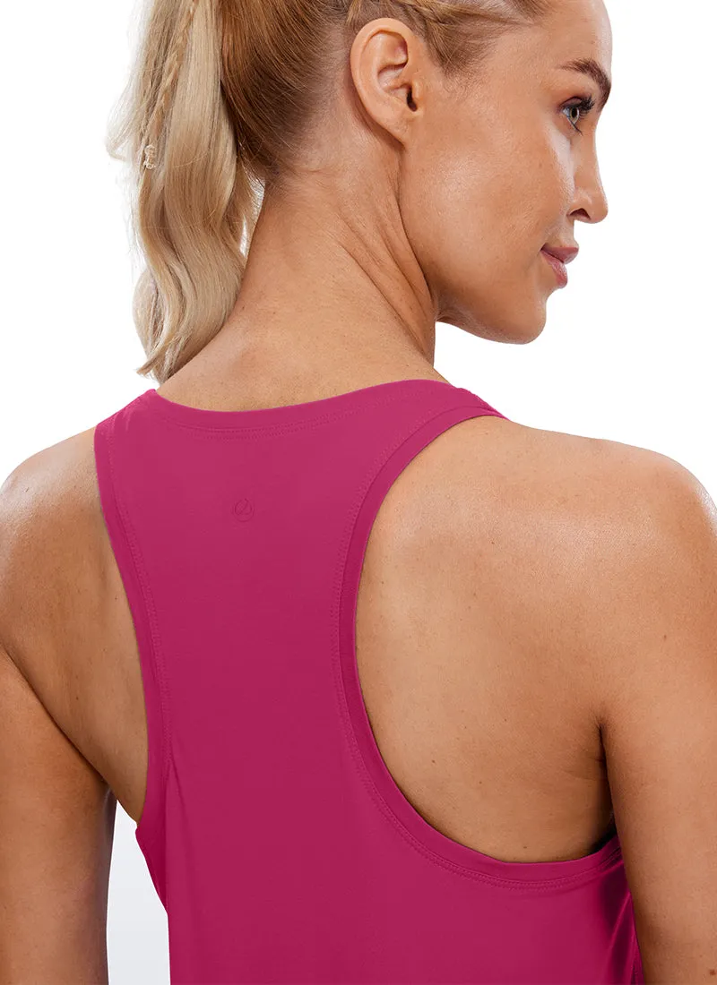 Pima Cotton Hip-Length Tank Racerback