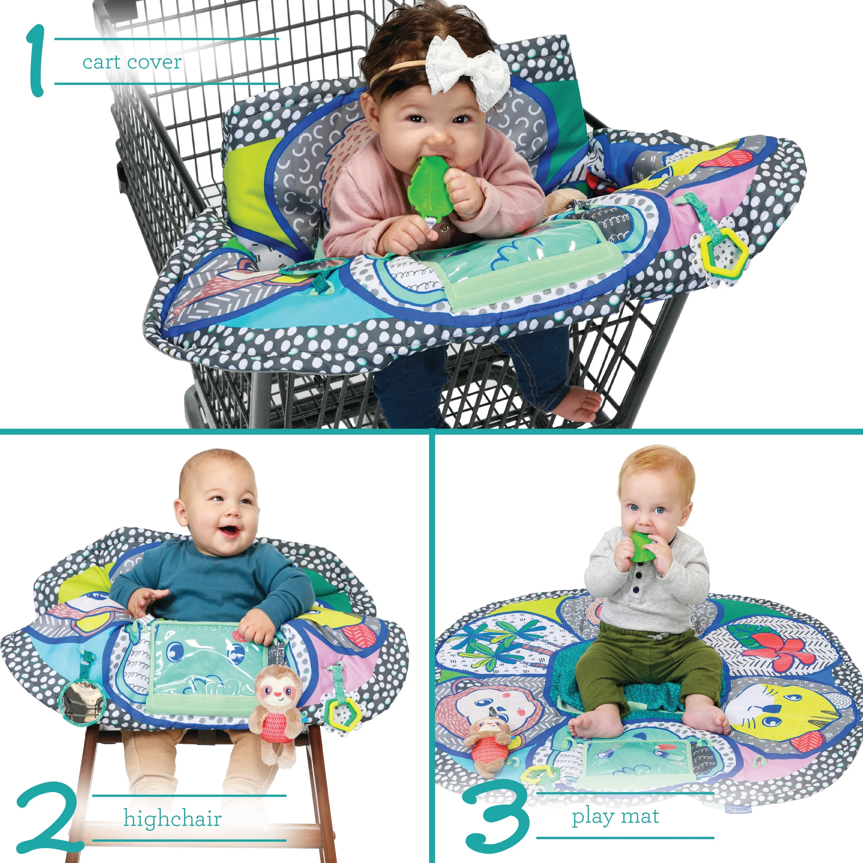 Play & Away Shopping Cart Cover & Play Mat