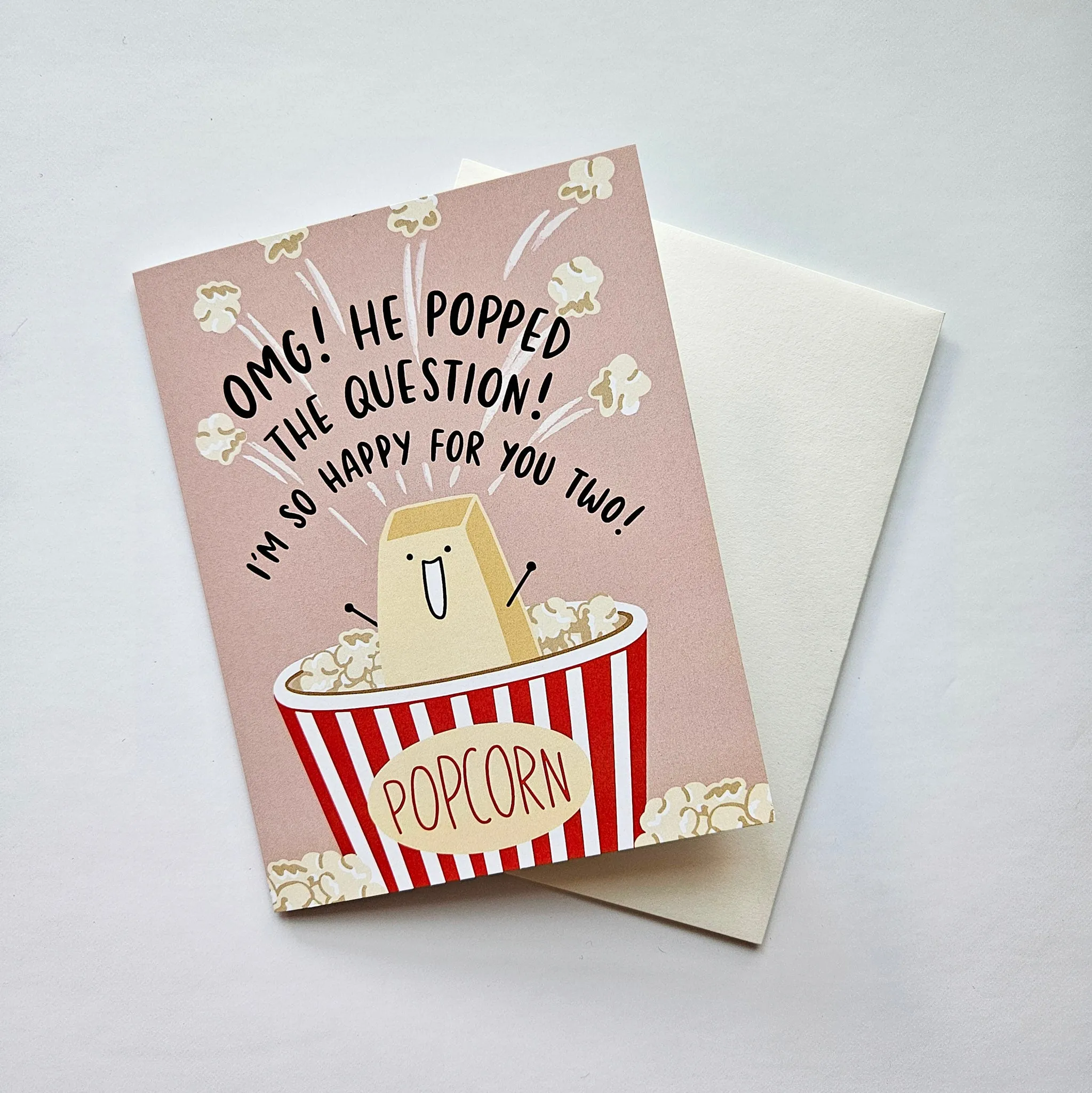 POPCORN WEDDING - Card