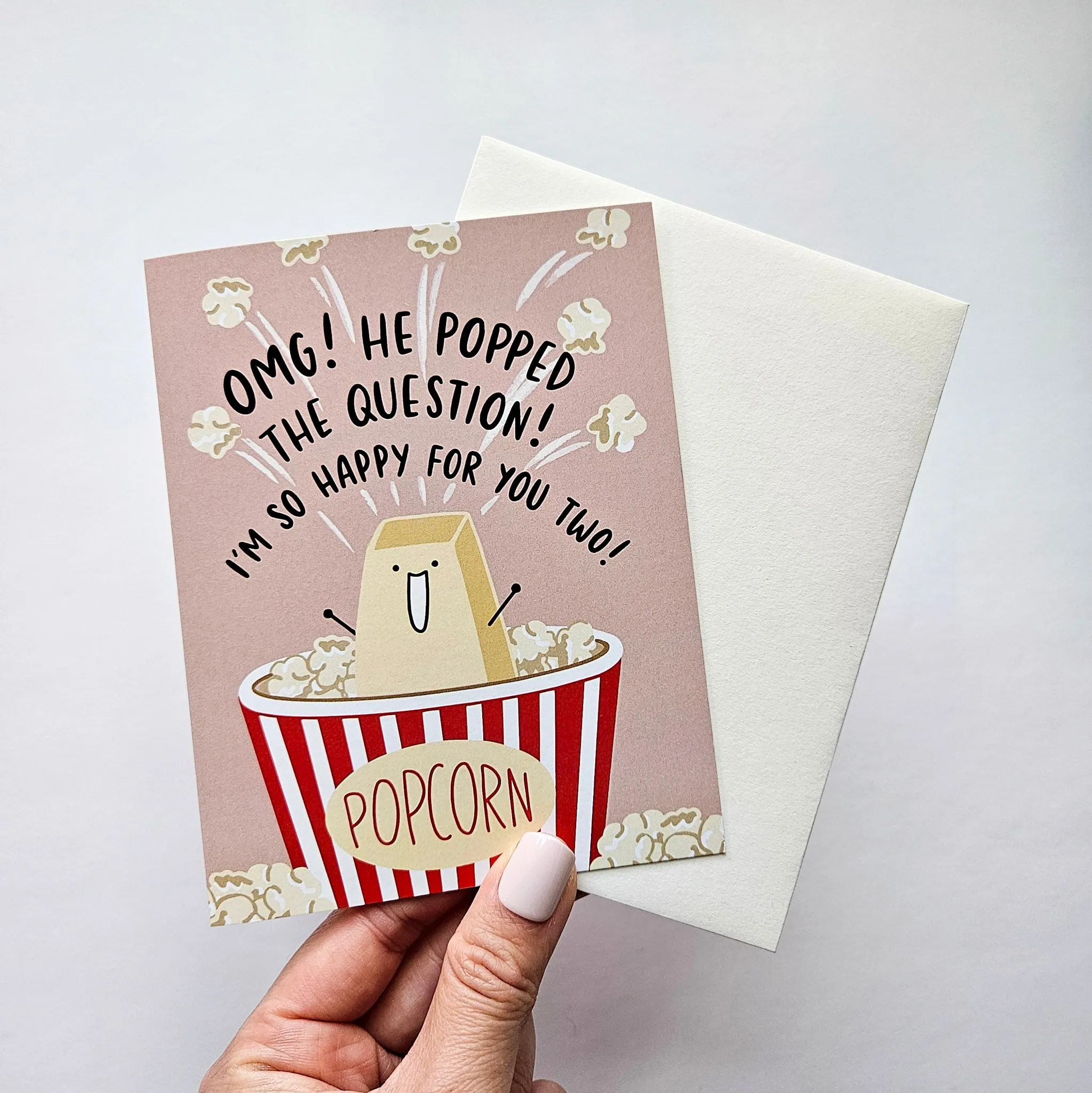 POPCORN WEDDING - Card