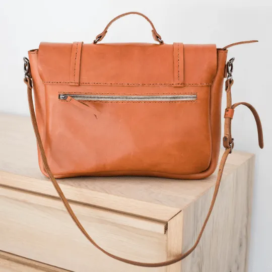 Premium Leather Boaz Briefcase 2.1 Hazelnut