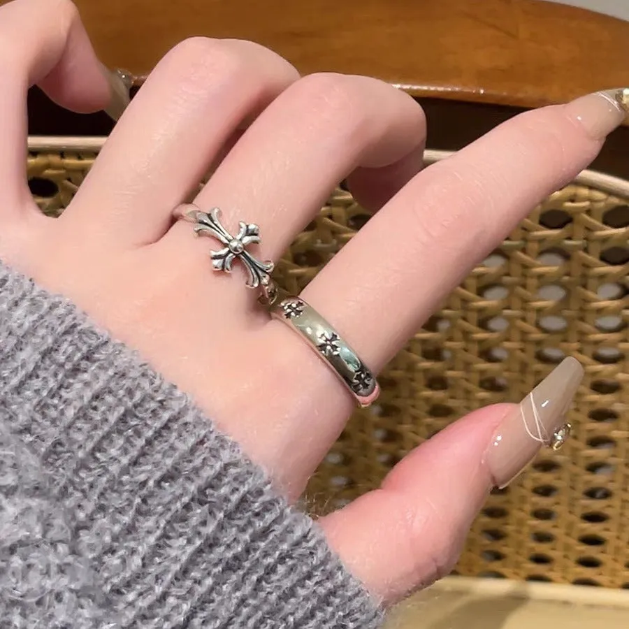 Punk Hip-Hop Cross Ring