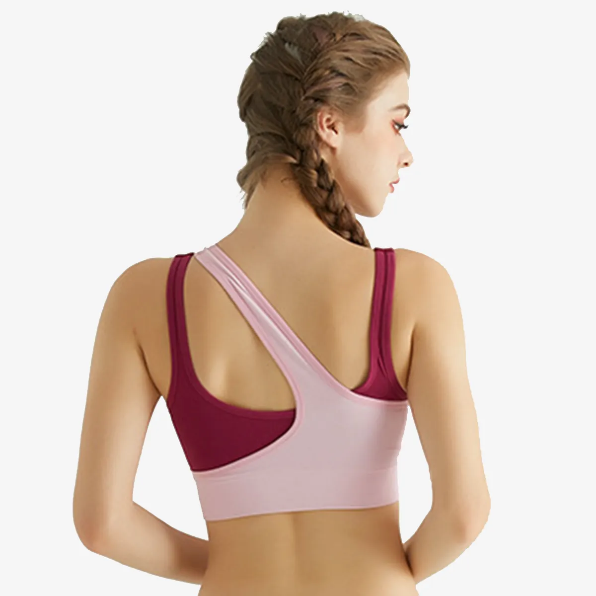 SALE - Overlay Two Tone Sports Bra