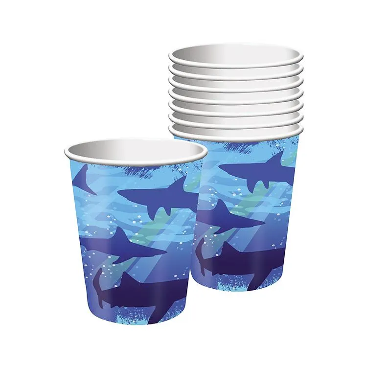 Shark Theme Birthday Party Tableware Package (#Type B)