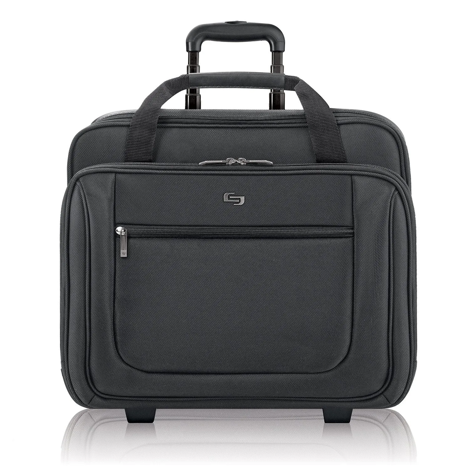 Solo New York Bryant Rolling Laptop Bag. Rolling Briefcase for Women and Men. Fits up to 17.3 inch laptop - Black