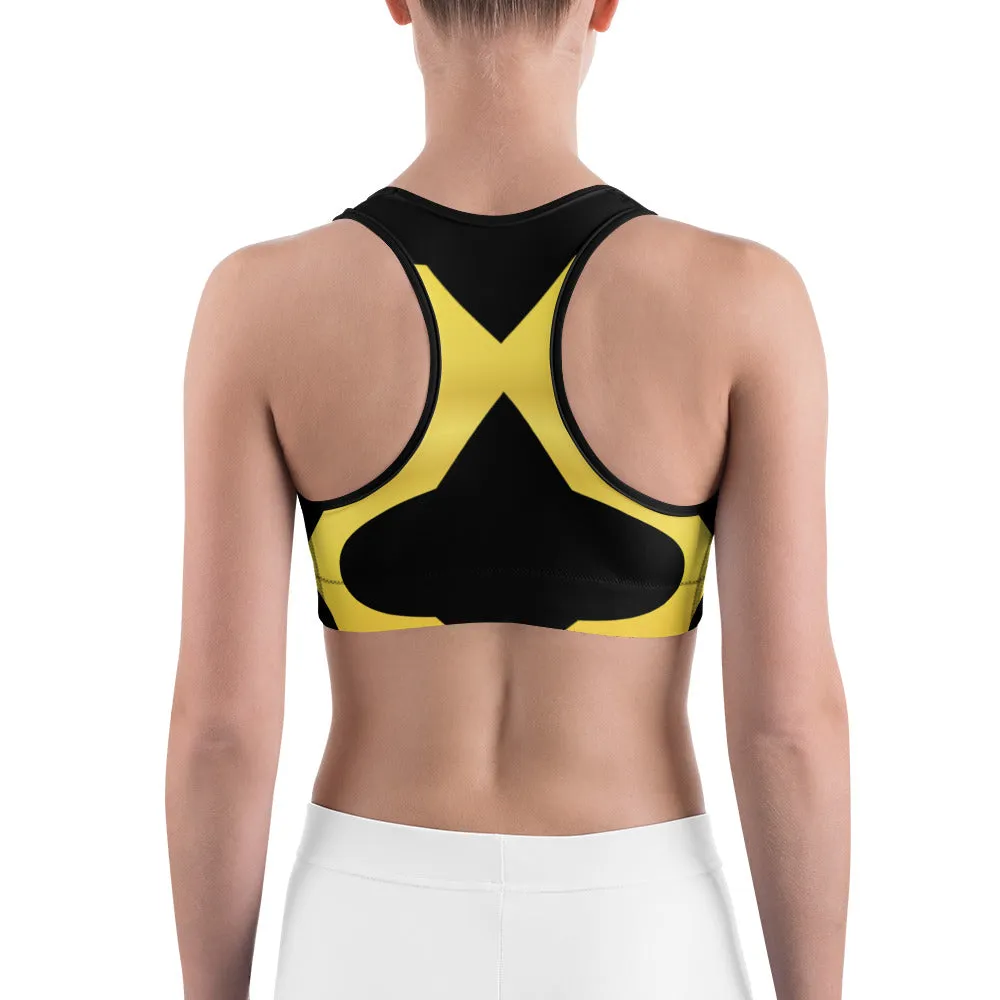 Sports Bra Gold/Black