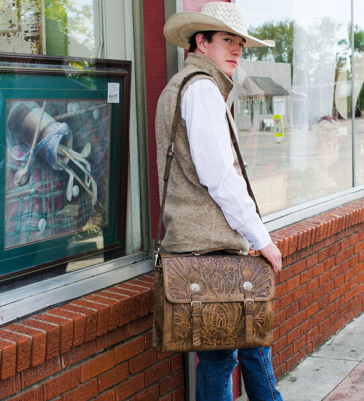 Stagecoach Multi-Compartment Laptop Briefcase