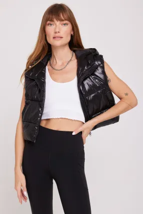 Stella Crop Puffer Vest