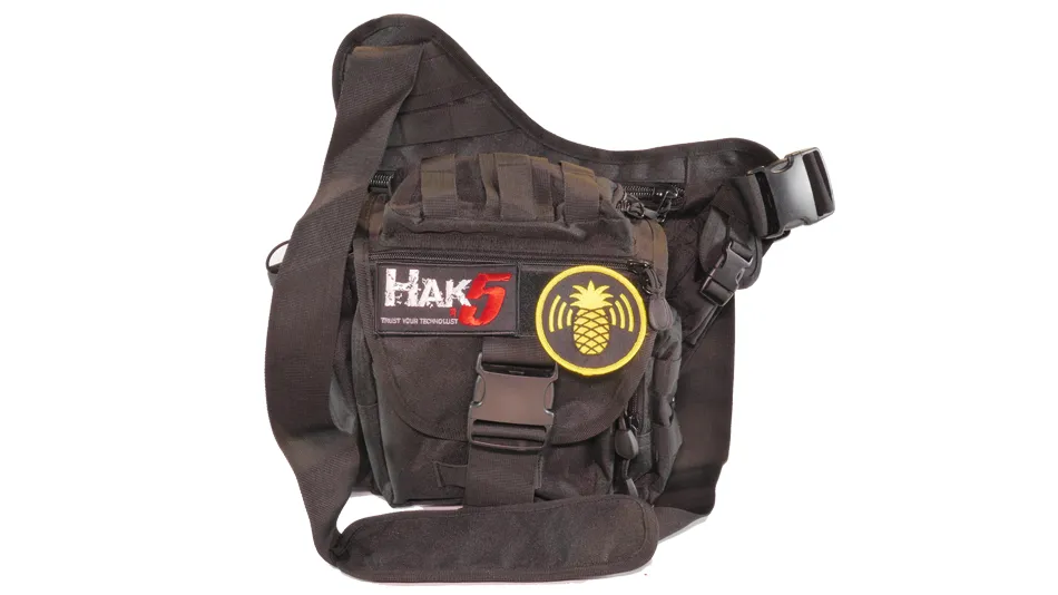 Tactical EDC Shoulder Bag with Morale Patches