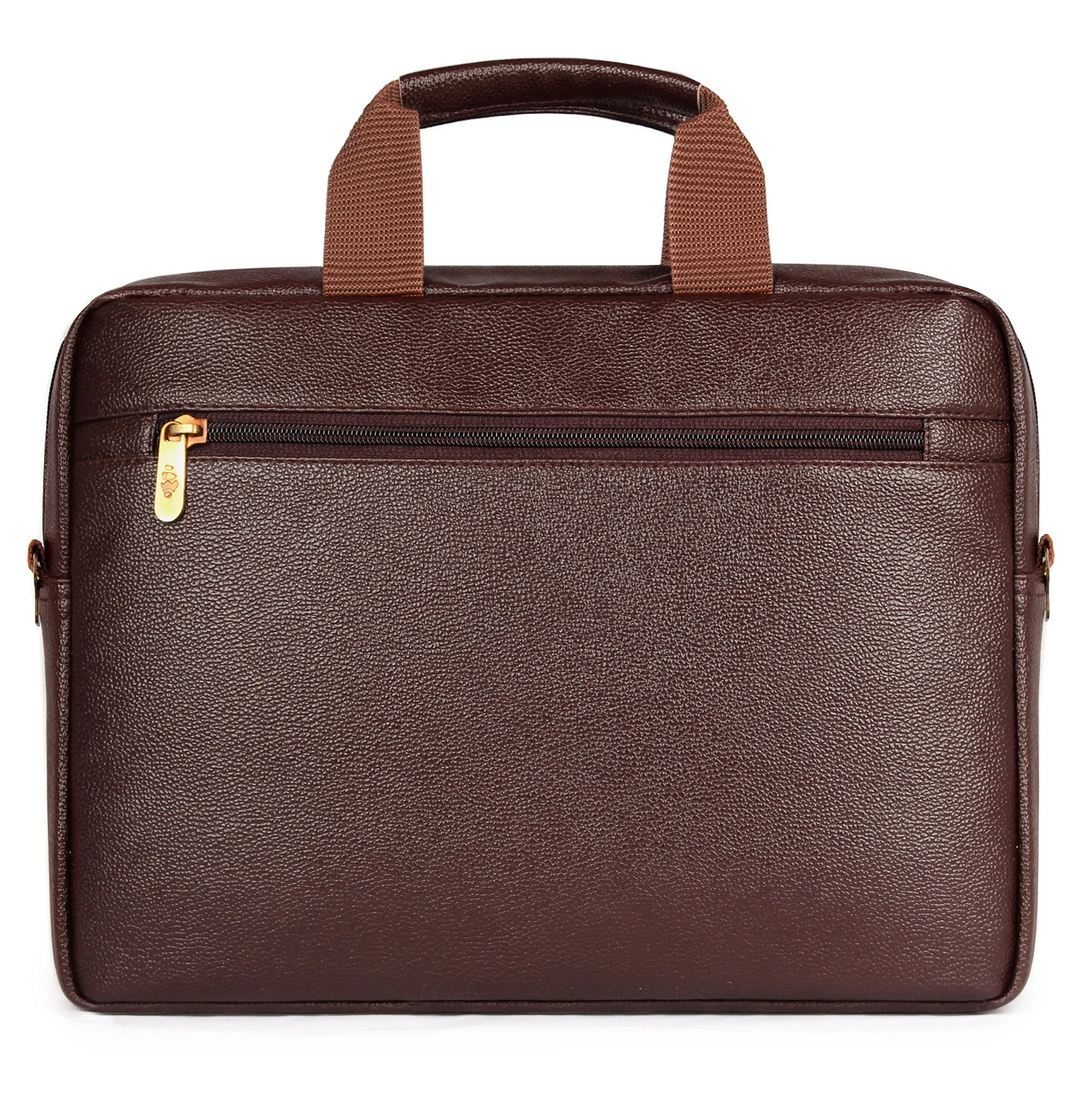 THE CLOWNFISH 14-inch Tablet and Laptop Briefcase (Chocolate)