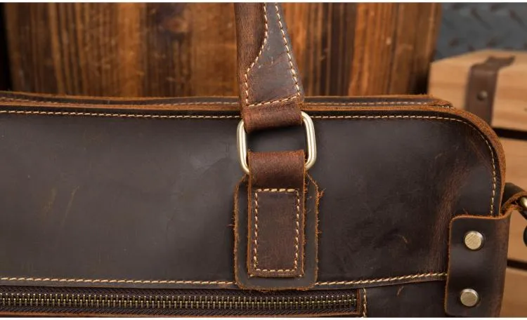 The Viggo Briefcase | Genuine Leather Messenger Bag