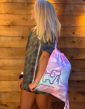 TIE DYE SPORTS BAG, COTTON CANDY