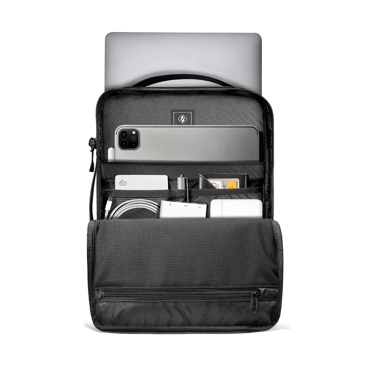 Tomtoc DefenderACE-H14 Laptop Shoulder Bag for MacBook 12”-14” (Premium Black)