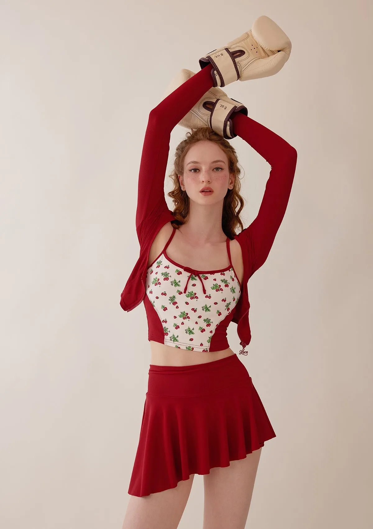 Stylish Strawberry Sports Skort for a Bright Look