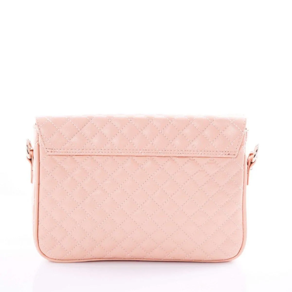 Vienna Quilted Soft Leather Cross Body Clutch Bag