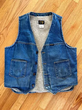 VINTAGE: Denim & Fleece Vest