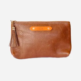 Walnut Zippy Clutch