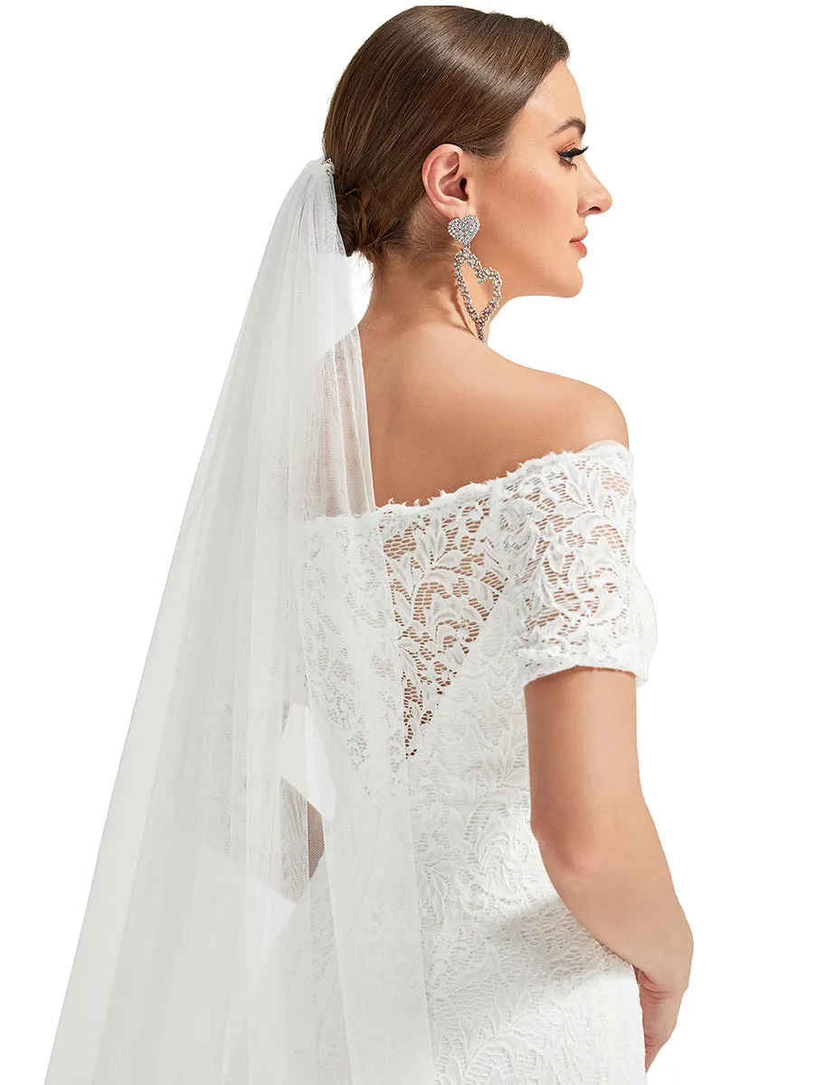 Wedding Dress Mesh Veil