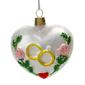 Wedding Heart Ornament